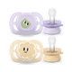 Philips AVENT Dudlík Ultra start s obrázkem holka 0-2 m 2 ks