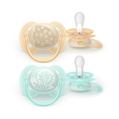 Philips AVENT DUDLÍK Ultra soft 0-6m neutral 2 ks