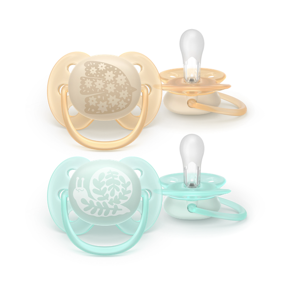 Philips AVENT DUDLÍK Ultra soft 0-6m neutral 2 ks