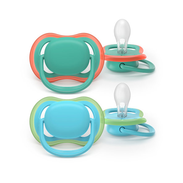 Philips AVENT Dudlík Ultra air 6-18 m modrý/zelený 2ks