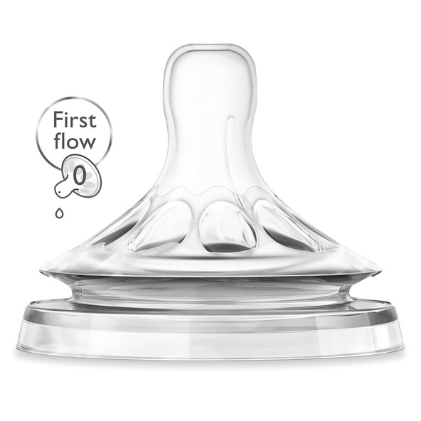 Philips AVENT DUDLÍK na láhev Natural 0m+ 2 ks