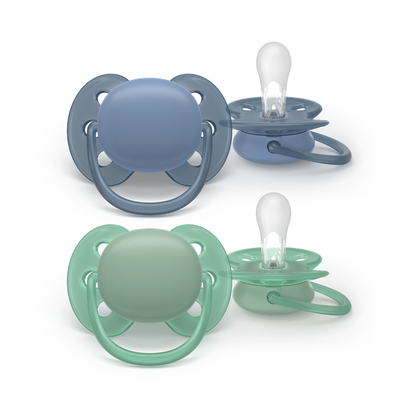 Philips AVENT Dudlík Ultra soft kluk 6-18 m 2 ks