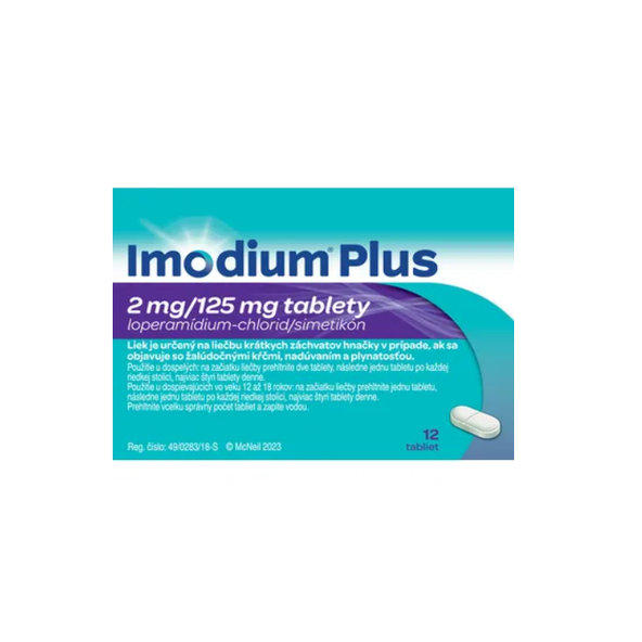 Imodium Plus 12 tablet