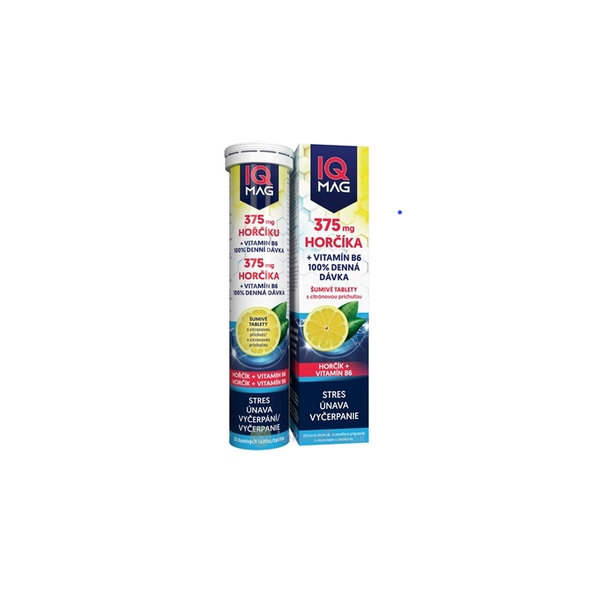NaturProdukt IQ Mag Hořčík 375 mg + vitamin B6 60 tablet
