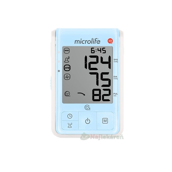 MICROLIFE BP B6 Favourite modrý tlakoměr 1 ks