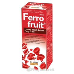 Dr. Müller Ferro Fruit sirup železo 245 ml