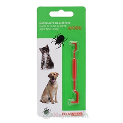 FIXAprotect ALFA ANIMAL háček na klíšťata pro zvířata 1ks