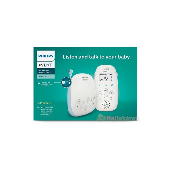 Phillips AVENT Baby monitor DECT SCD715/52