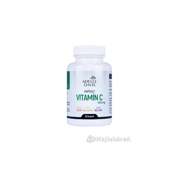 Adelle Davis VITAMÍN C 1000 mg 60 kapslí