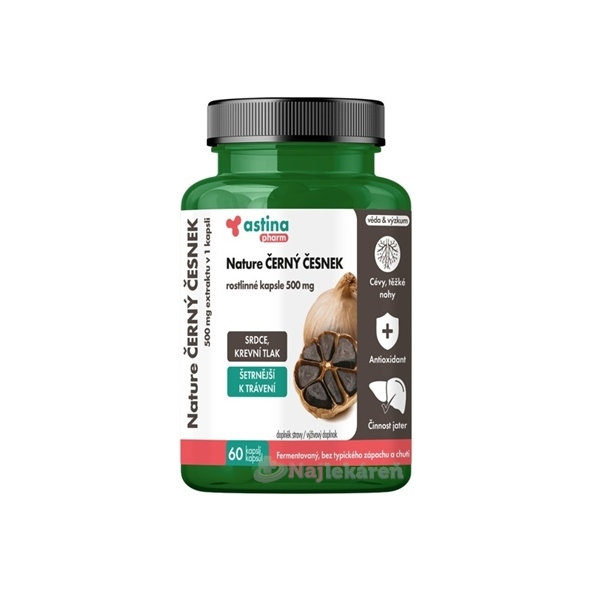 Astina Pharm Nature černý česnek 60 kapslí