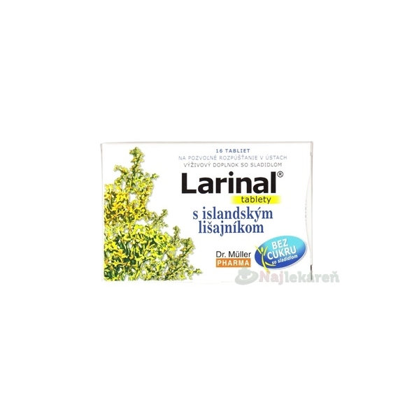 Dr. Müller Larinal s islandským lišejníkem 16 tablet