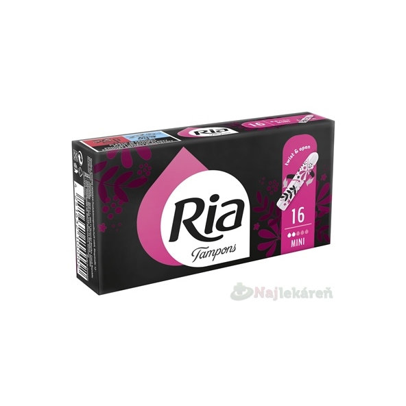 Ria Tampons MINI hygienické tampony 16 ks