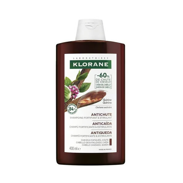 KLORANE šampon s chininem a BIO plesnivcem alpským 400 ml