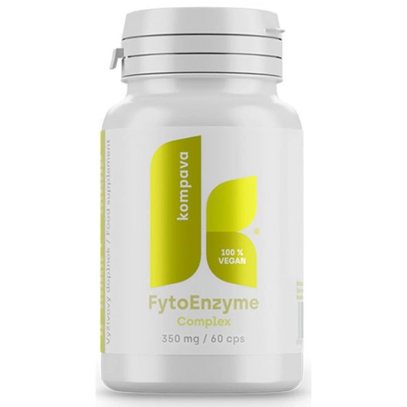 KOMPAVA FytoEnzyme Complex 350 mg 60 kapslí