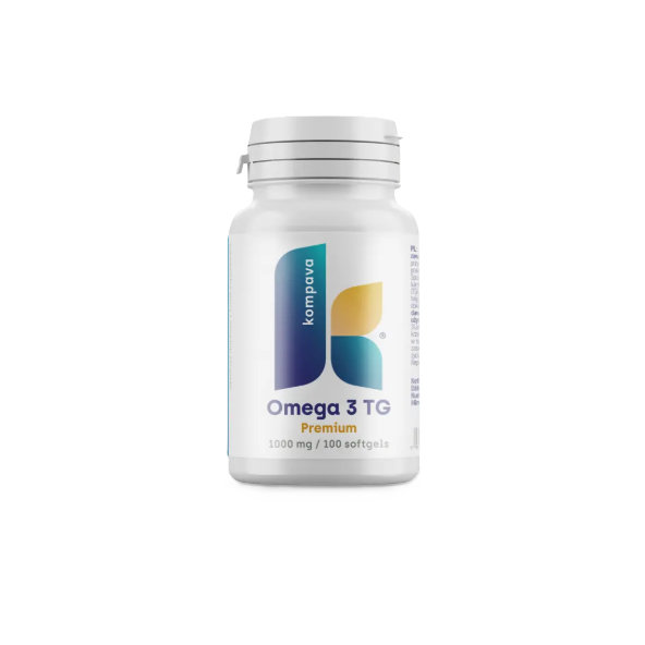 kompava Omega 3 TG Premium 1000 mg 100 kapslí