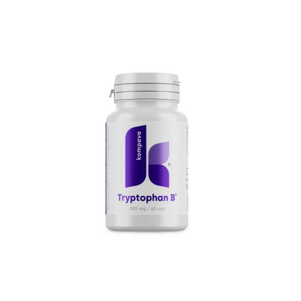 kompava Tryptofan B+ 500 mg 60 kapslí