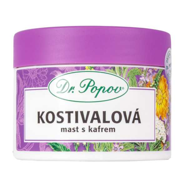 DR. POPOV Mast kostivalová s kafrem 100 ml