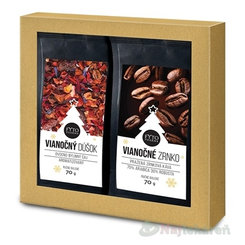 FYTO Dárková kazeta sypaný čaj 70 g a zrnková káva 70 g