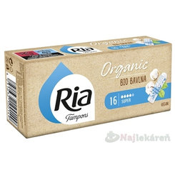 Ria Tampons Organic Super tampony 16 ks