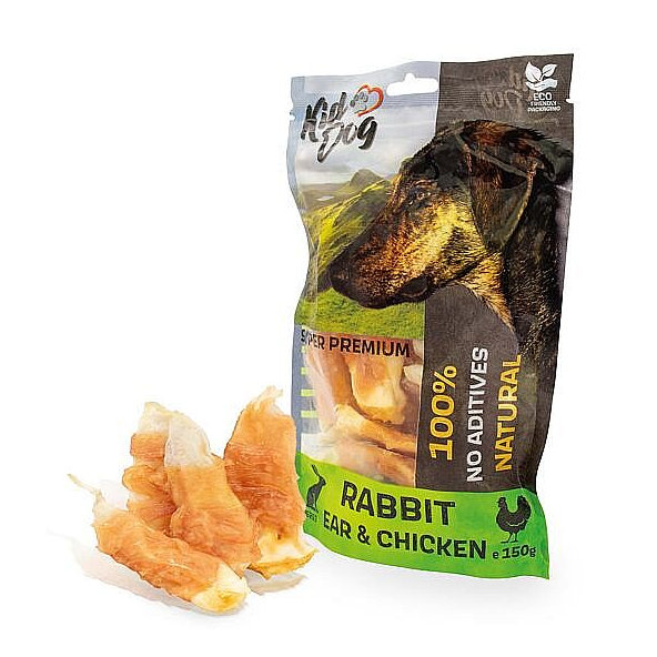 KD SUPER PREMIUM 100% kuřecí prsa na králičím uchu 150 g