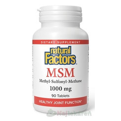 Natural Factors MSM 1000 mg 90 kapslí