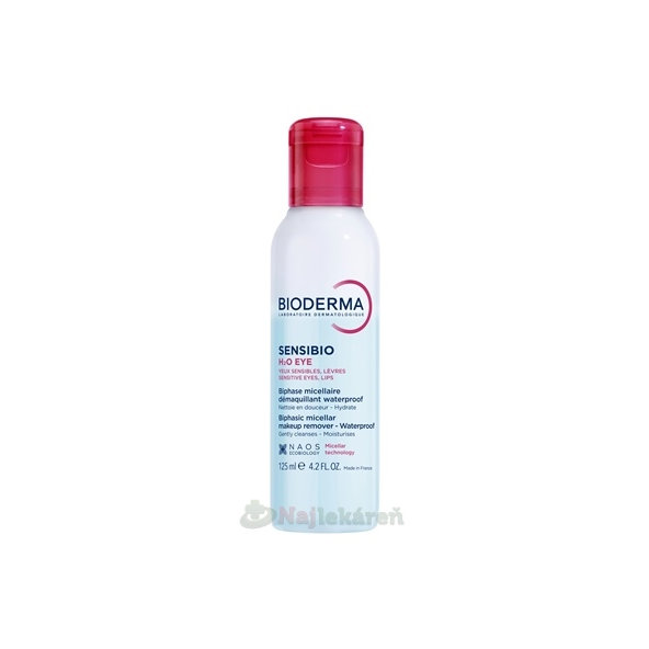 BIODERMA Sensibio H2O Eye micelární odličovač 125 ml