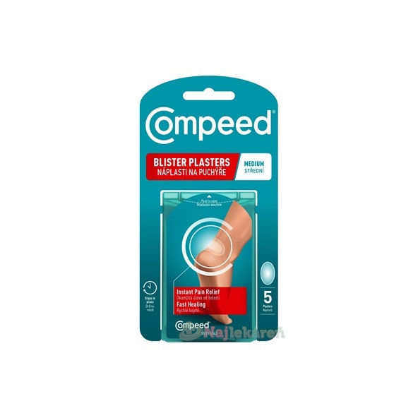Compeed náplast na puchýře na nohou střední hydrokoloidní 5 ks