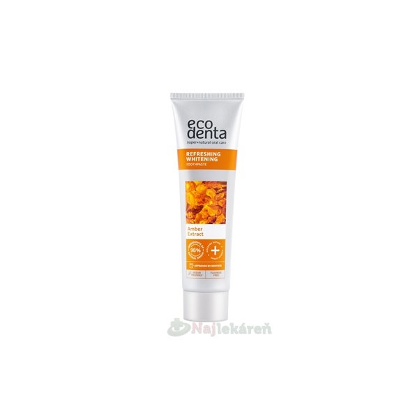 EcoDenta Whitening zubní pasta s jantarovým extraktem 100 ml