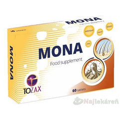 TOZAX MONA vlasy nehty pokožka 60 tablet