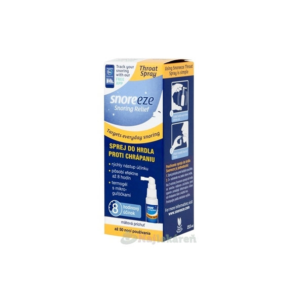 Snoreeze sprej do hrdla proti chrápání 23,5 ml