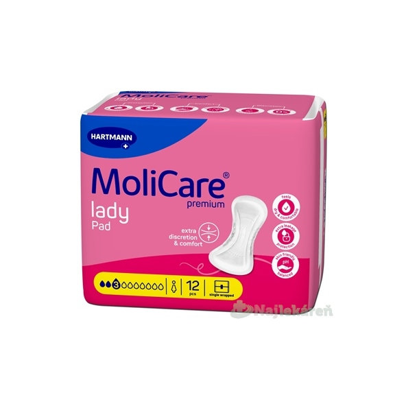 MoliCare Premium Lady Pad 3 kapky 12 ks