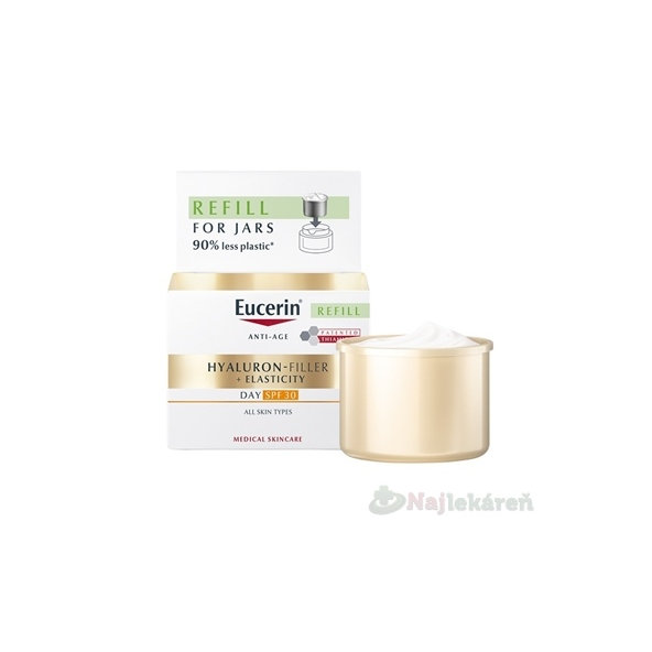 EUCERIN Hyaluron-Filler + Elasticity denní krém SPF 30 refill 50 ml
