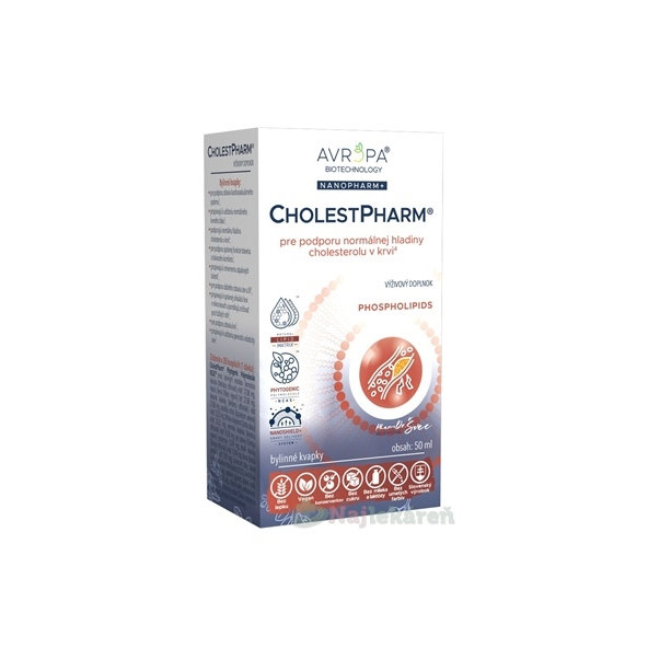 Avropa CholestPharm bylinné kapky 50 ml