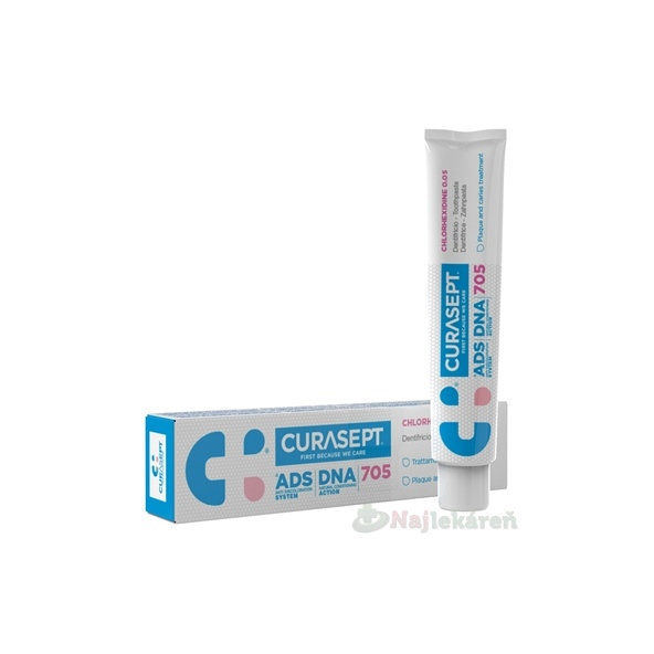 Curasept ADS DNA 705 zubní pasta 0,05 % 75 ml