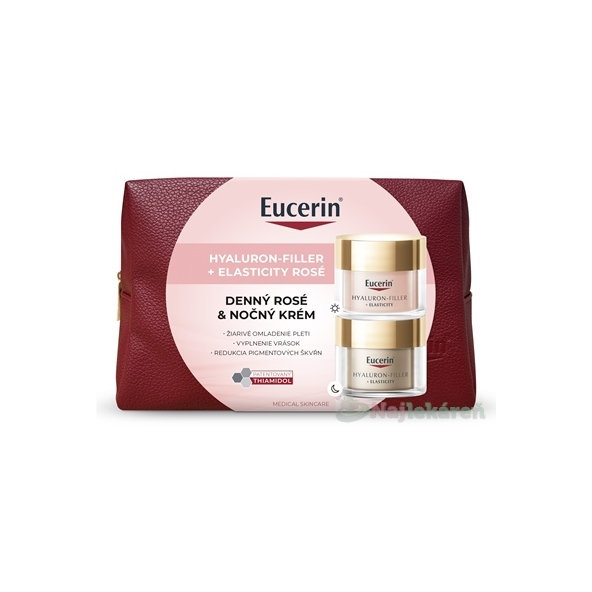 EUCERIN Hyaluron-Filler + Elasticity Rosé krém 2×50 ml