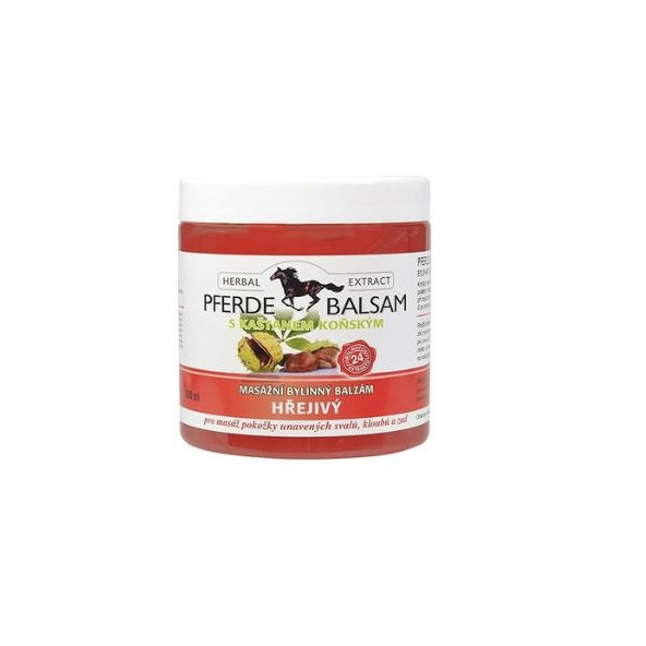 HERBEXTRACT koňský masážní bylinný gel hřejivý 500 ml