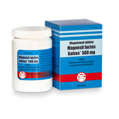 Magnesii lactici Galvex 500 mg 100 tablet