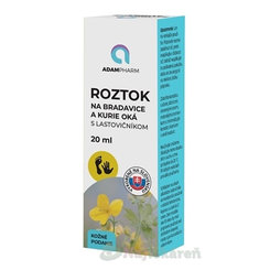 ADAMPharm roztok na bradavice a kuří oka 20 ml