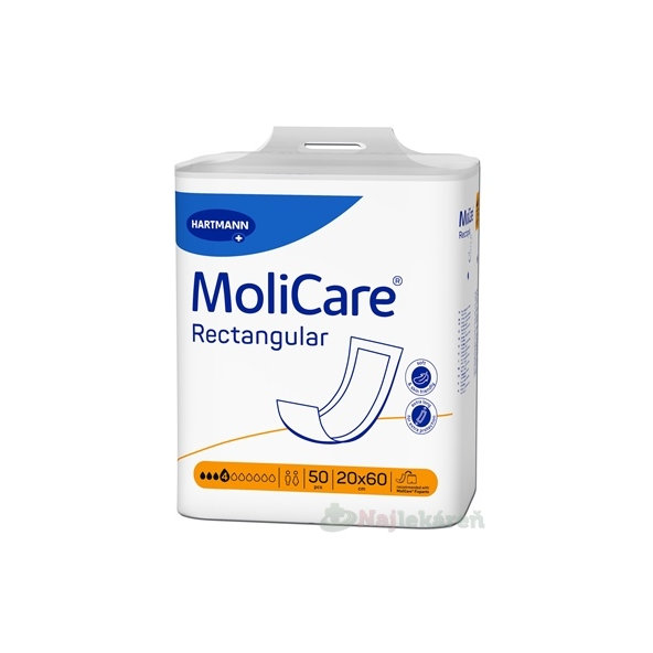MoliCare Rectangular 4 kapky 20x60 cm 50 ks