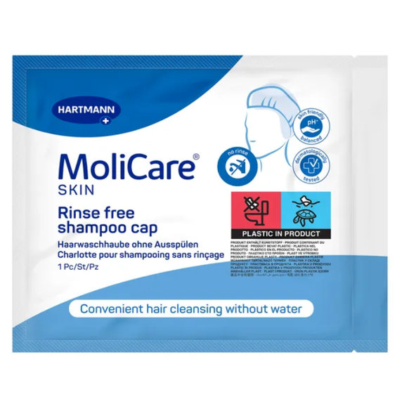 MoliCare Skin čepice se šamponem a kondicionérem 1 ks
