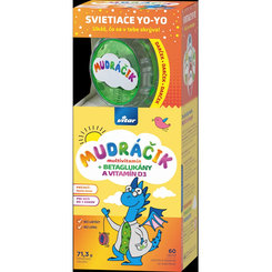 Mudráčik multivitamin betaglukany + vitamin D3 60 tablet + dárek