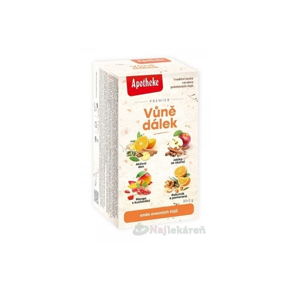 APOTHEKE Premier Vůně dálek ovocný čaj 20x2 g