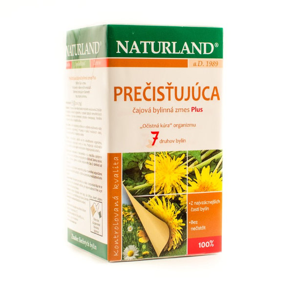 Naturland Pročišťující čajová směs Plus 20 sáčků