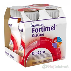 Fortimel DiaCare s čokoládovou příchutí 4 × 200 ml