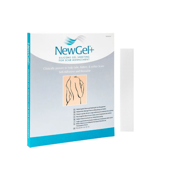 NewGel+ průhledná náplast prúžek NG-301S 4 ks