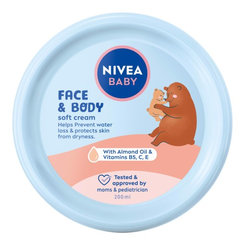 NIVEA BABY Soft krém na tvář a tělo 200 ml