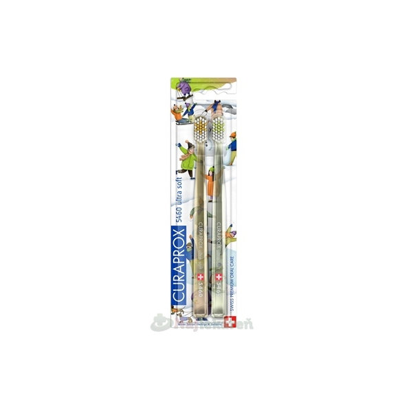 Curaprox CS 5460 Ultrasoft Snowy edice zubní kartáček 2 ks