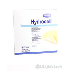 Hydrocoll Hydrokoloidní krytí na rány 20 × 20 cm 5 ks