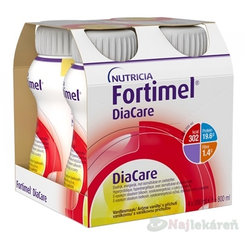 Fortimel DiaCare s vanilkovou příchutí 4 × 200 ml