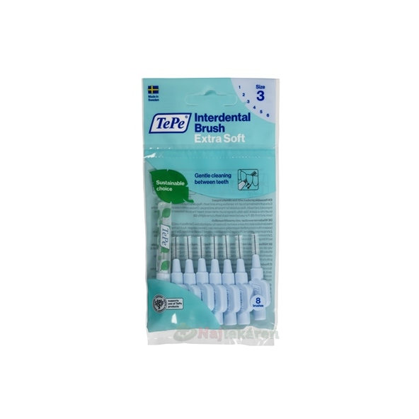TePe  Extra Soft medzizubní kartáčky 0,6 mm 8 ks